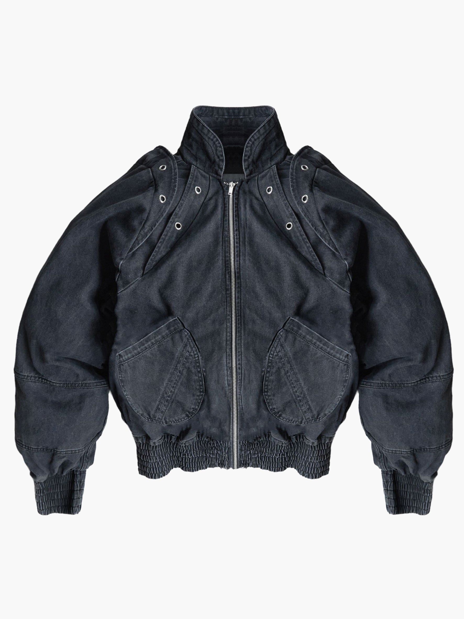 Armor Bomber Jacket Black – Kyoni