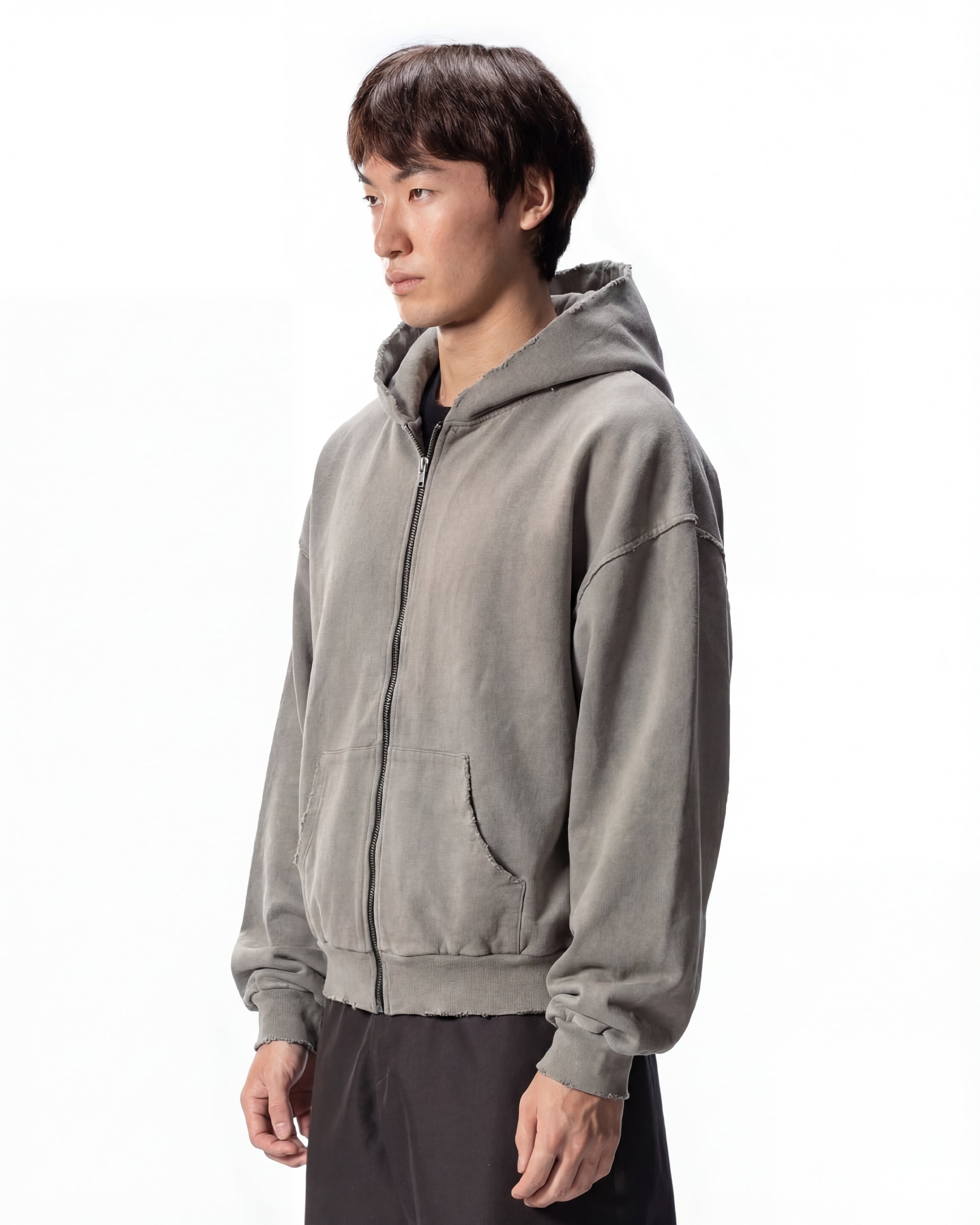 Archive Zip Hoodie Olive