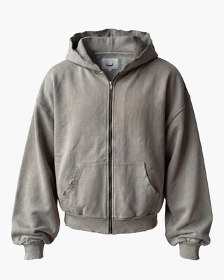Archive Zip Hoodie Olive