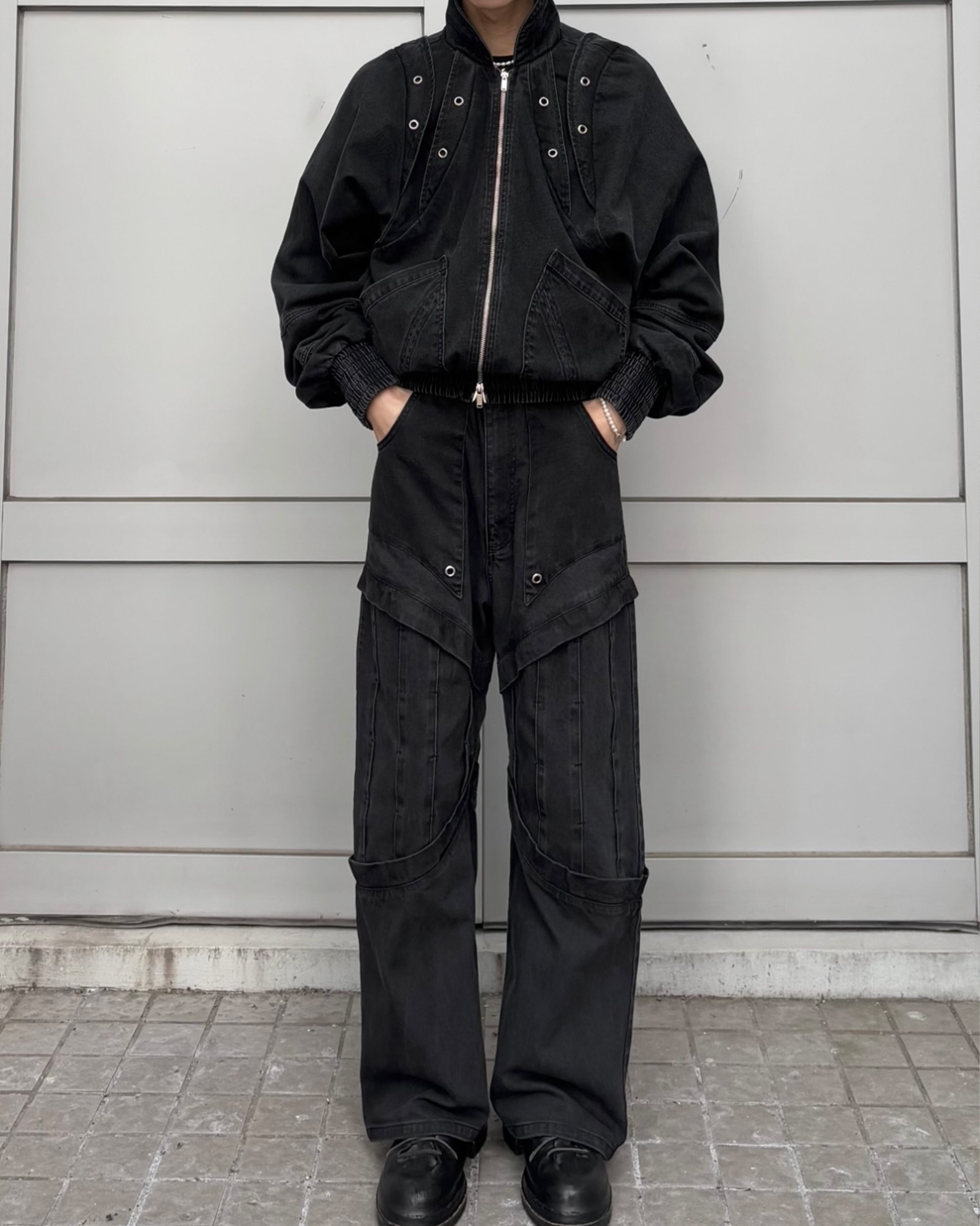 Armor Bomber Jacket Black – Kyoni