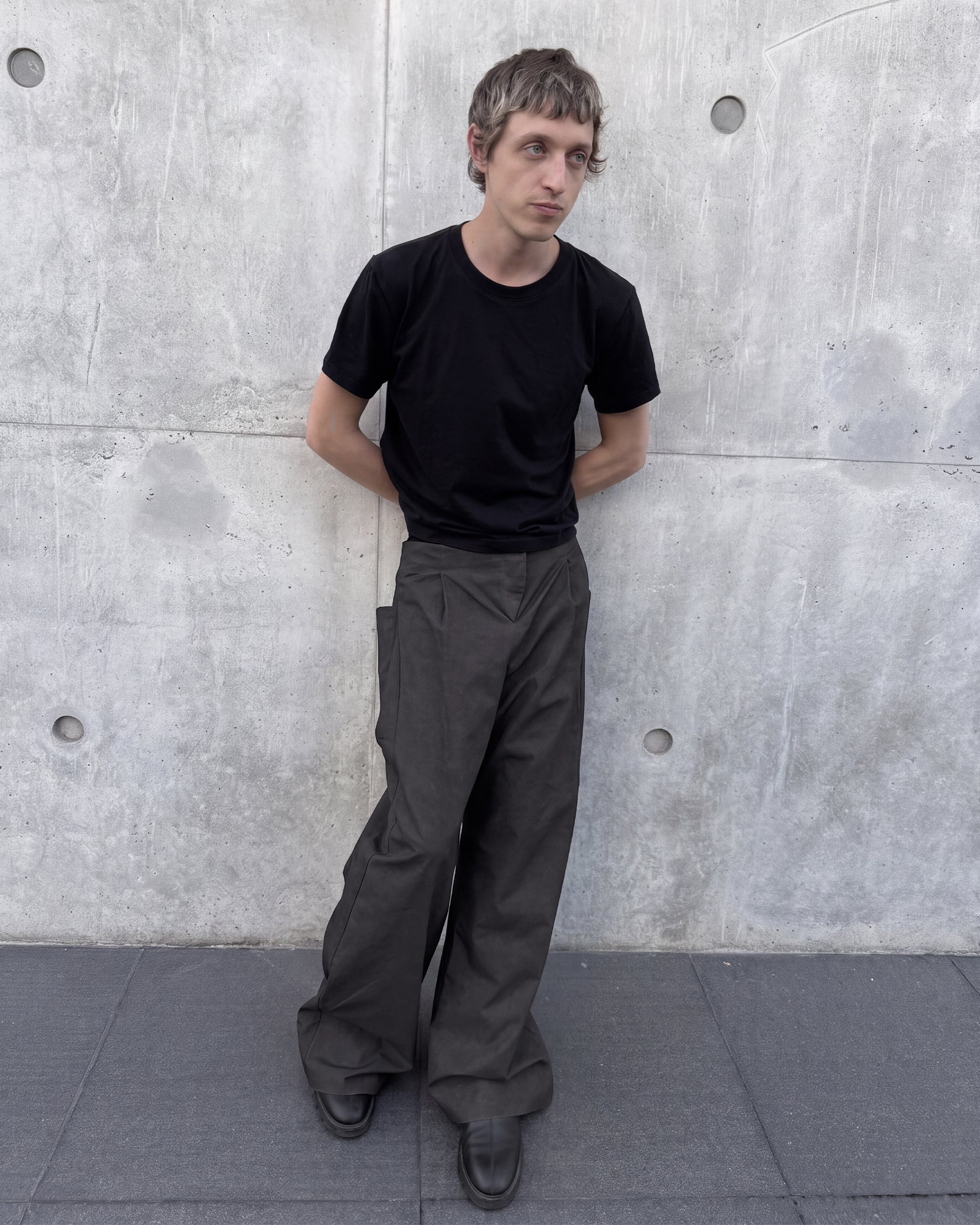 Structure Canvas Pants Black